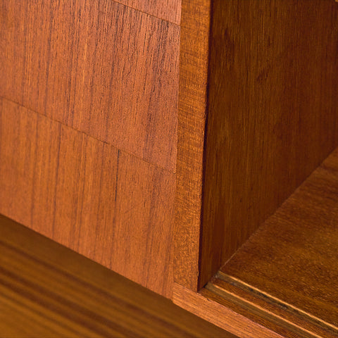 Swedish bookshelf in teak