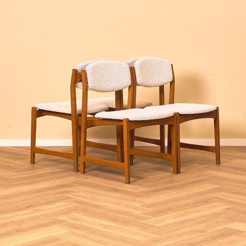 Swedish dining chairs in oak