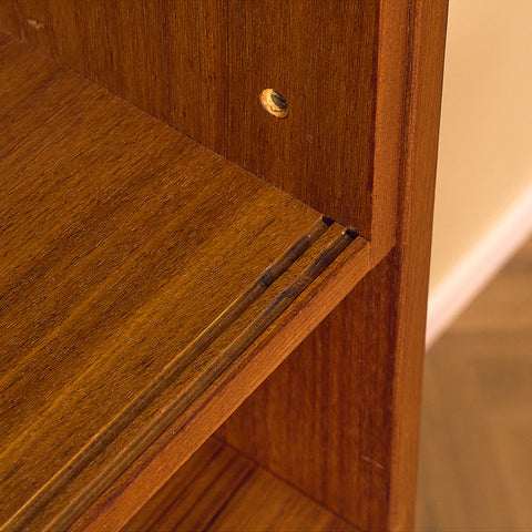 Swedish bookshelf in teak