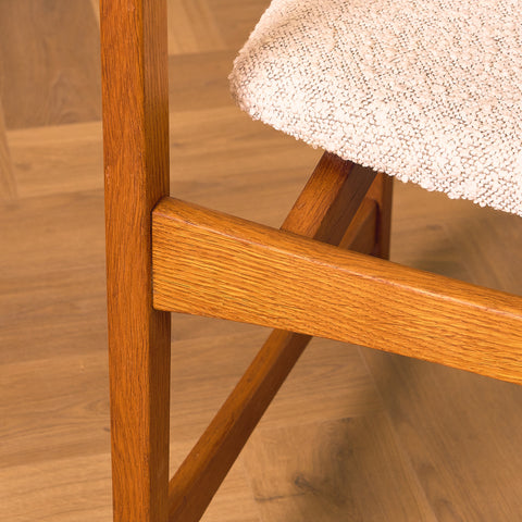 Swedish dining chairs in oak