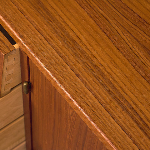 Swedish bookshelf in teak