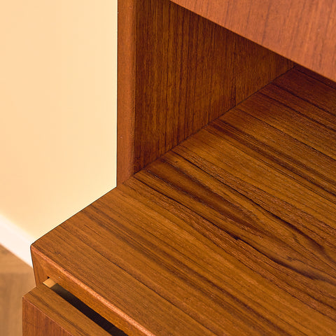 Swedish bookshelf in teak