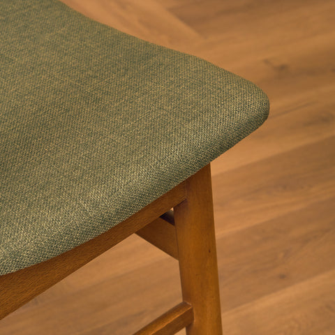Danish dining chairs in teak and beech