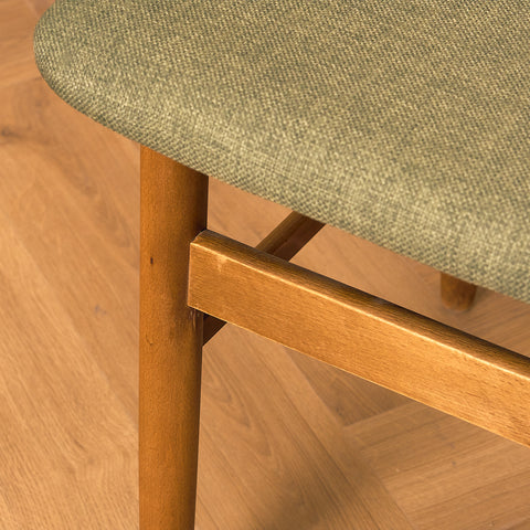 Danish dining chairs in teak and beech
