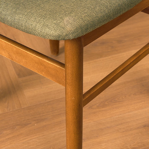 Danish dining chairs in teak and beech