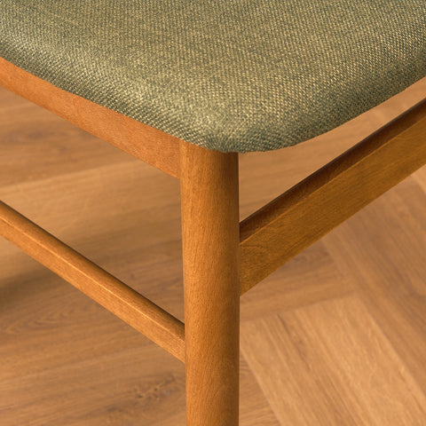 Danish dining chairs in teak and beech