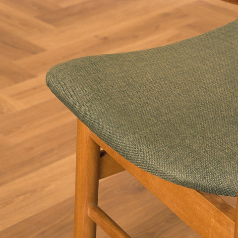 Danish dining chairs in teak and beech