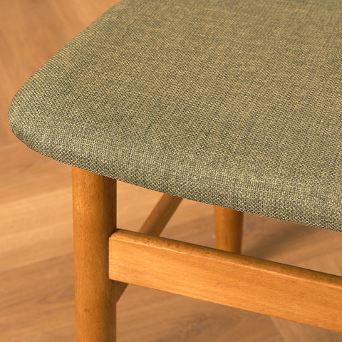 Danish dining chairs in teak and beech