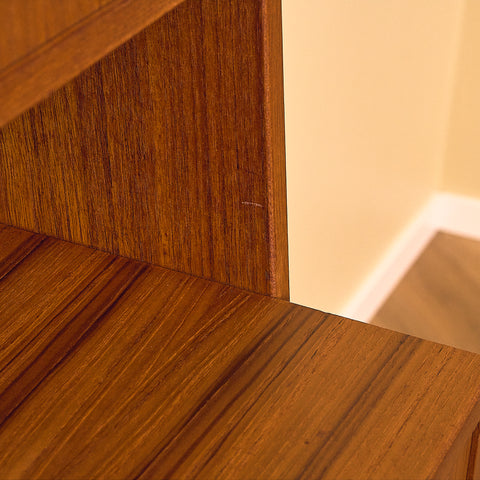 Swedish bookshelf in teak