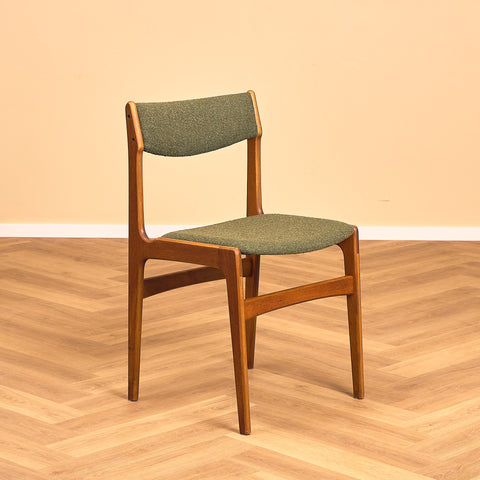 Danish dining chair in teak by Erik Buch for Nova Stolefabrik