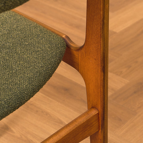 Danish dining chair in teak by Erik Buch for Nova Stolefabrik