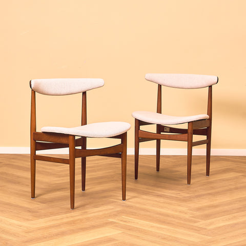 Danish dining chairs in teak