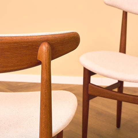 Danish dining chairs in teak