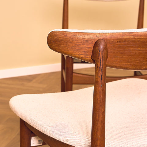 Danish dining chairs in teak