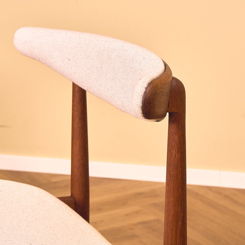 Danish dining chairs in teak