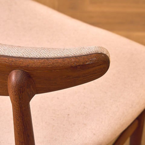 Danish dining chairs in teak