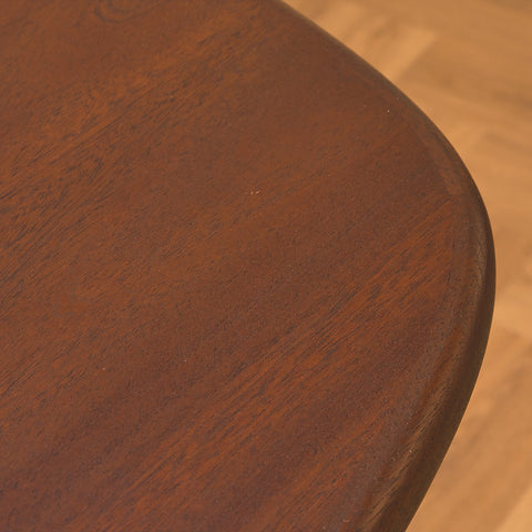 Danish oval dining table in mahogany by Skovby Møbelfabrik