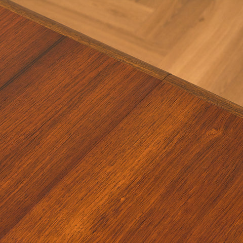 Danish oval dining table in Santos rosewood by Skovmand & Andersen