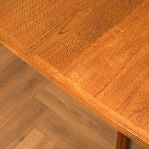 Danish oval dining table in teak by Niels Møller for Gudme Møbelfabrik