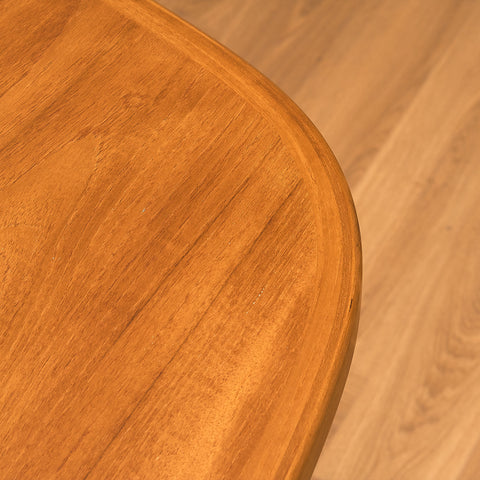Danish oval dining table in teak by Niels Møller for Gudme Møbelfabrik