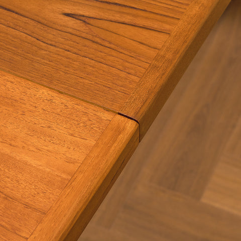 Danish oval dining table in teak by Niels Møller for Gudme Møbelfabrik