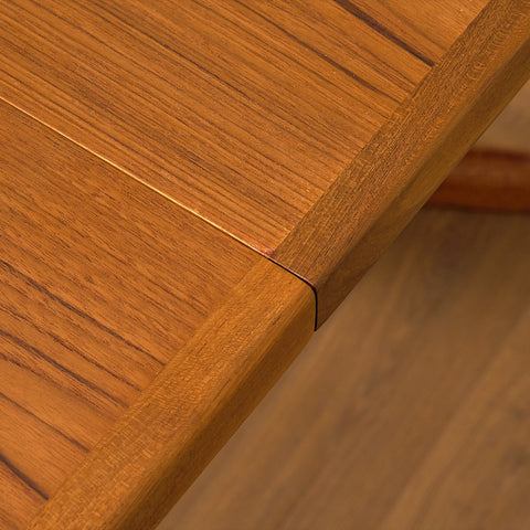 Danish oval dining table in teak by Niels Møller for Gudme Møbelfabrik