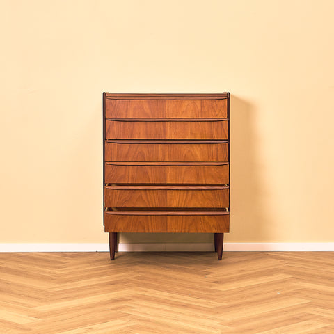 Danish Teak Chest of Drawers, 1950s