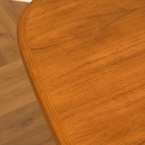 Danish oval dining table in teak by Niels Møller for Gudme Møbelfabrik