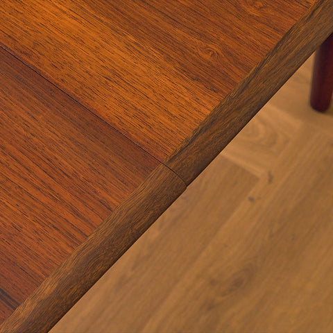 Danish oval dining table in Santos rosewood by Skovmand & Andersen