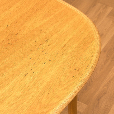 Danish oval dining table in oak by Skovmand & Andersen