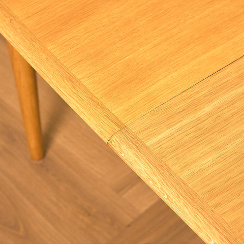 Danish oval dining table in oak by Skovmand & Andersen