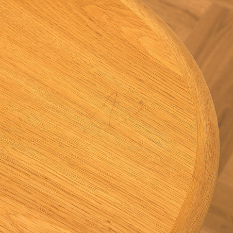 Danish oval dining table in oak by Skovmand & Andersen