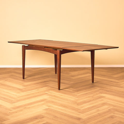 Danish dining table in teak by Alfred Christensen for Slagelse Møbelverk