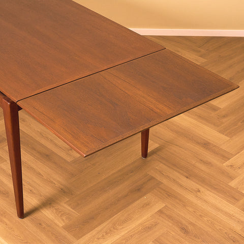 Danish dining table in teak by Alfred Christensen for Slagelse Møbelverk