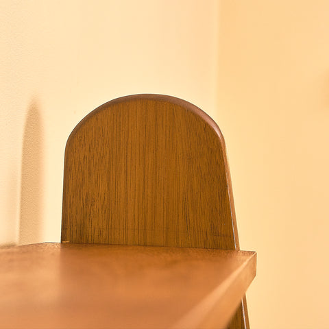 Swedish bookshelf in teak and beech