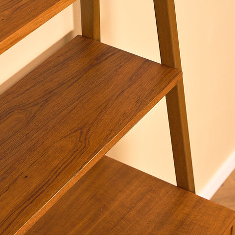 Swedish bookshelf in teak and beech