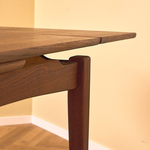 Danish dining table in teak by Alfred Christensen for Slagelse Møbelverk