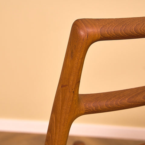 Danish dining chairs in teak by Niels O. Moller for J.L. Moller