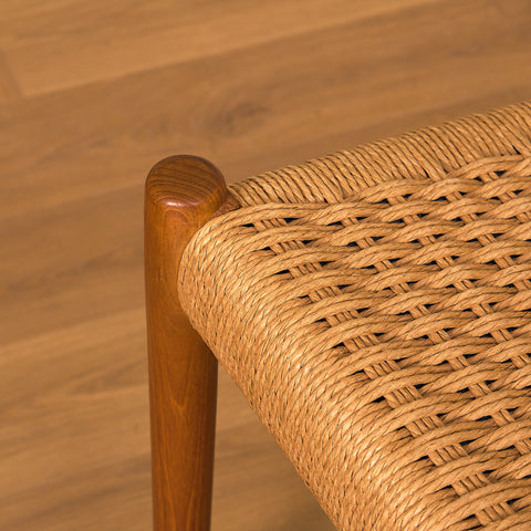 Danish dining chairs in teak by Niels O. Moller for J.L. Moller