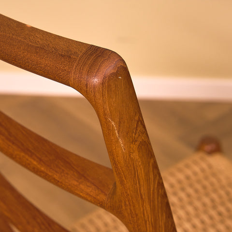 Danish dining chairs in teak by Niels O. Moller for J.L. Moller