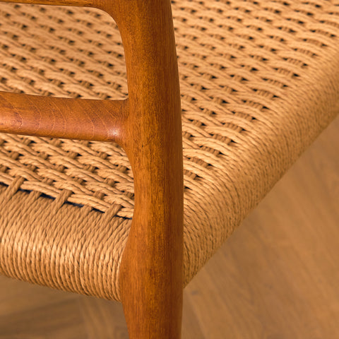 Danish dining chairs in teak by Niels O. Moller for J.L. Moller