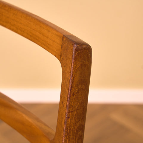 Danish dining chairs in teak by Niels O. Moller for J.L. Moller