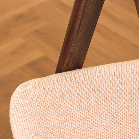 Danish dining chairs in stained teak by Kai Kristiansen