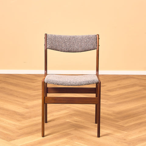 Danish dining chairs in walnut