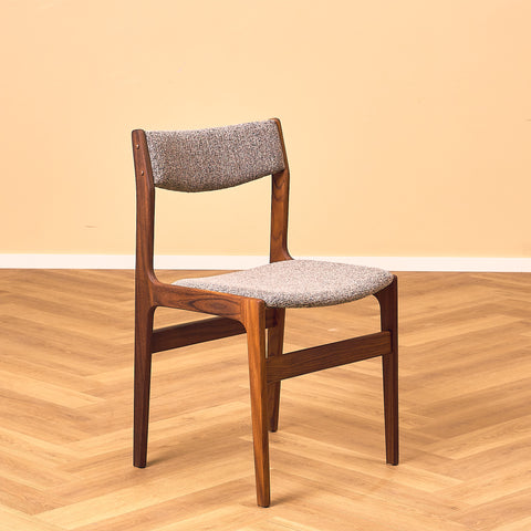Danish dining chairs in walnut