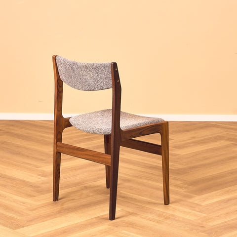 Danish dining chairs in walnut