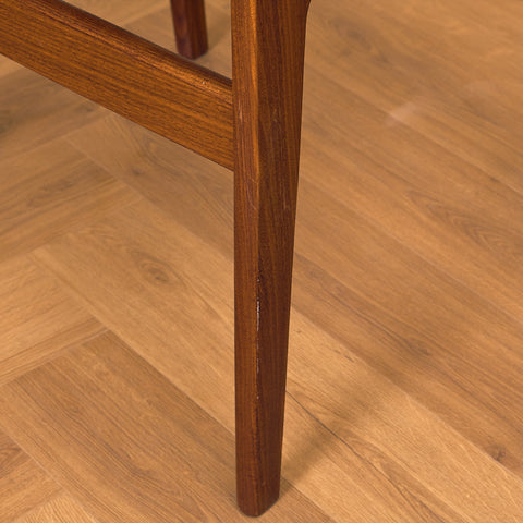 Danish dining chairs in walnut
