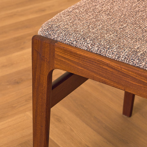 Danish dining chairs in walnut