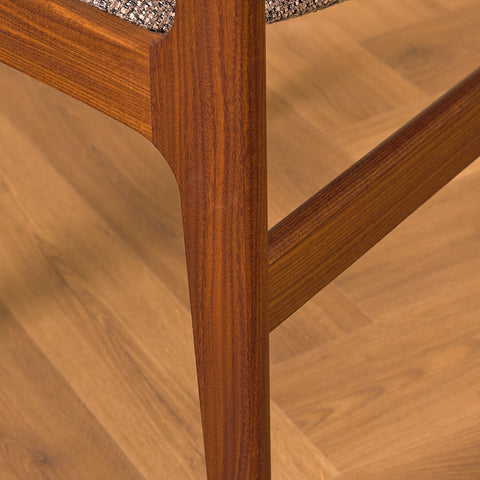 Danish dining chairs in walnut