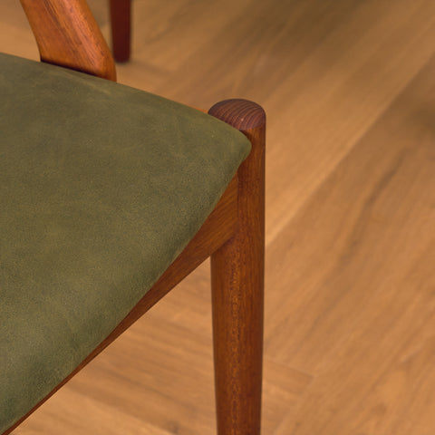 Danish dining chairs in teak, model 31 by Kai Kristiansen